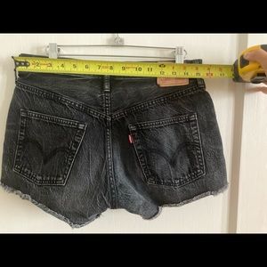Levi’s Faded Black “Cutoff” Shorts